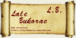 Lale Bukorac vizit kartica